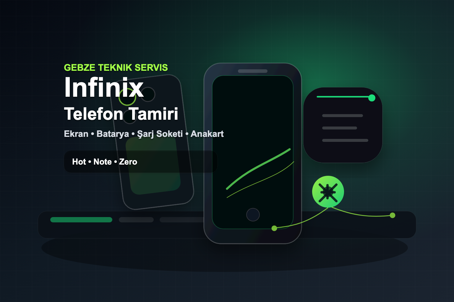 Gebze Infinix telefon tamiri teknik servis görseli