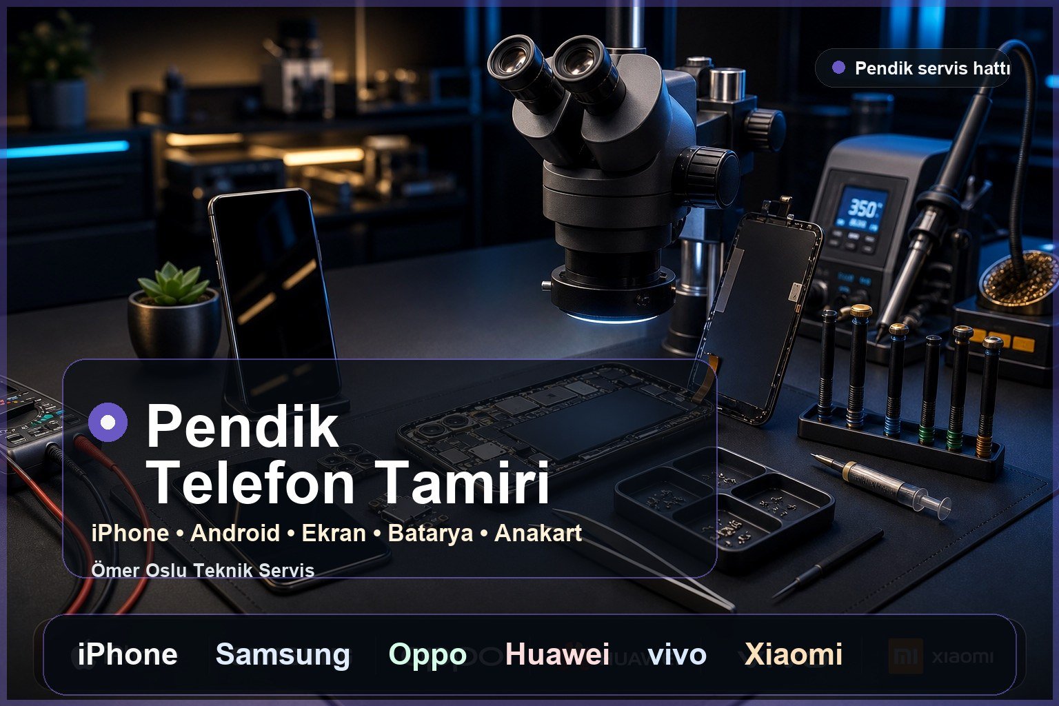 Pendik telefon tamiri teknik servis görseli
